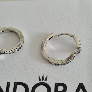 Pendientes de plata con circonitas