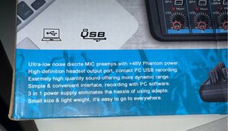 Mesa de mezclas Depusheng U4 USB para PC