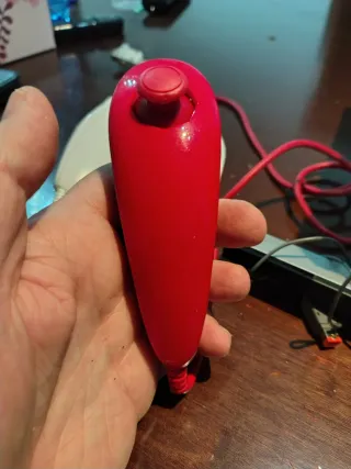 Nunchuk Nintendo Wii Rosso