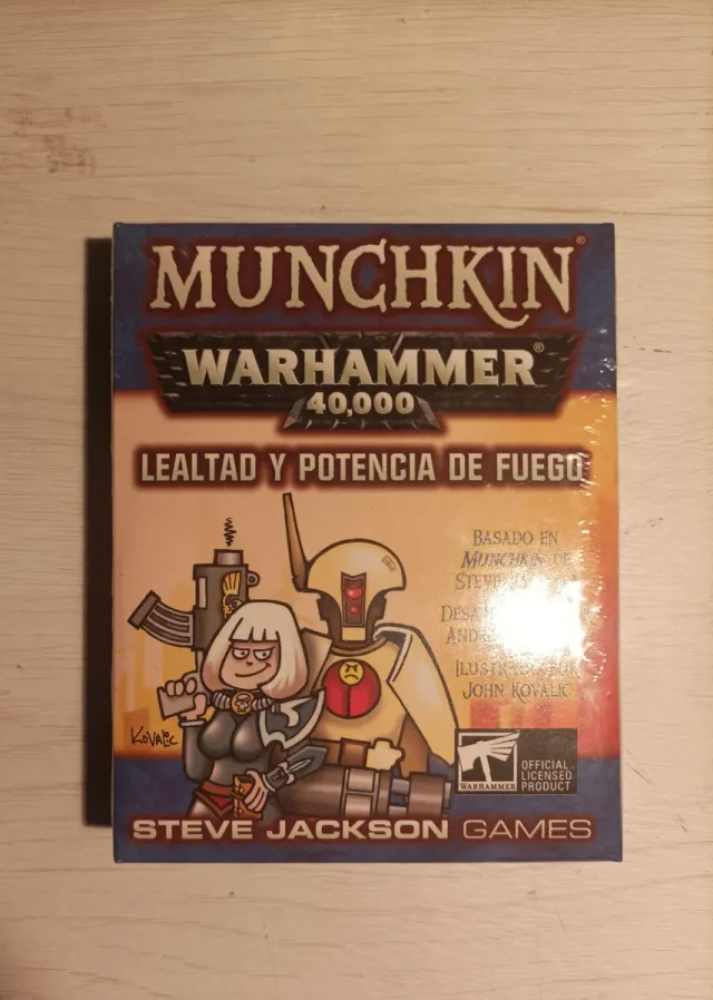 Munchkin Warhammer 40,000 Leal.y potencia de fuego