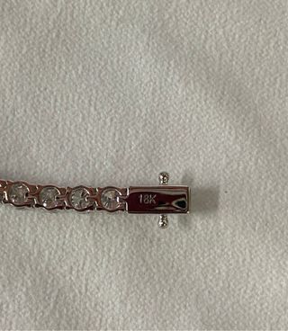 Pulsera Rivière Oro 18k Diamantes