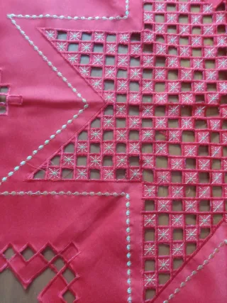 Centrino Natale Rosso e Oro