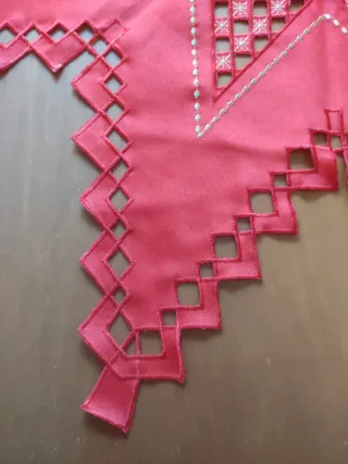 Centrino Natale Rosso e Oro