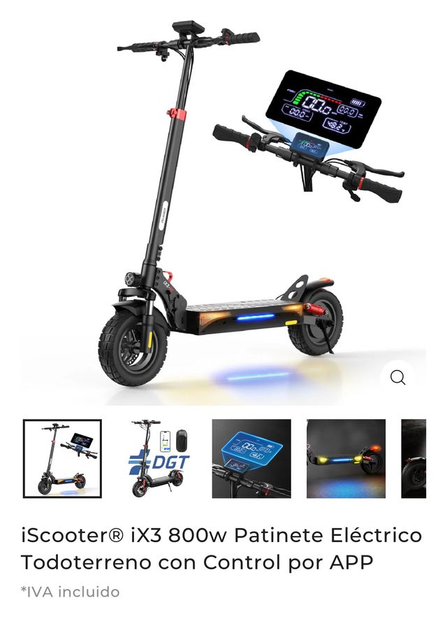 Patinete Eléctrico 800W