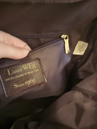 Borsa Benetton similpelle Coccodrillo