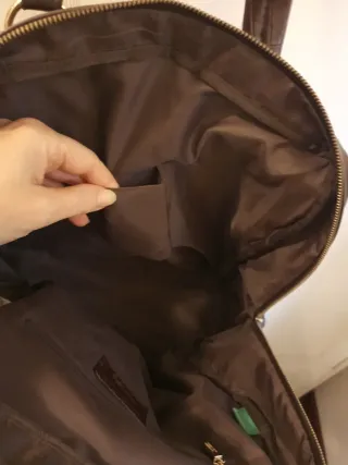 Borsa Benetton similpelle Coccodrillo