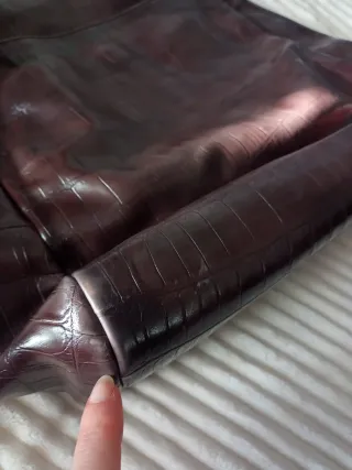 Borsa Benetton similpelle Coccodrillo