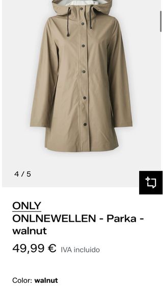 Cortavientos ONLY beige