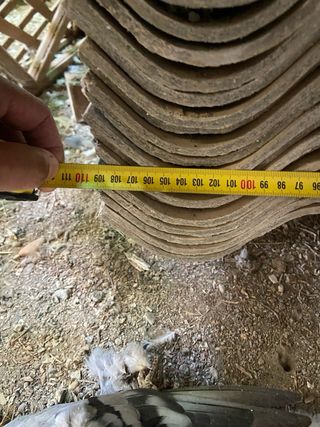 Panel cubierta ondulado Fibrocemento