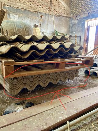 Panel cubierta ondulado Fibrocemento