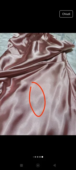 Abito lungo rosa con coprispalle