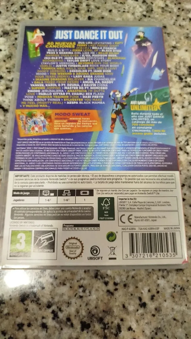 Just Dance 2022 Nintendo Switch