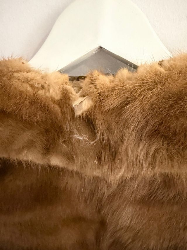 Stola di pelo marrone Autumn Haze