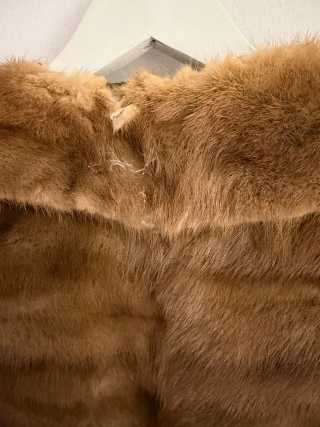 Stola di pelo marrone Autumn Haze