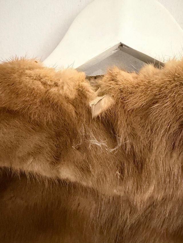 Stola di pelo marrone Autumn Haze