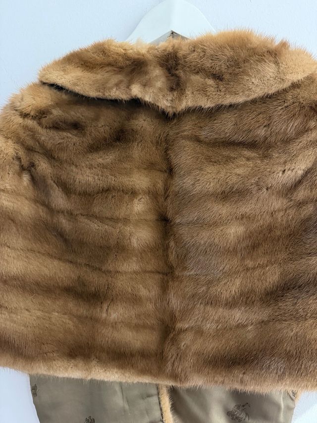 Stola di pelo marrone Autumn Haze