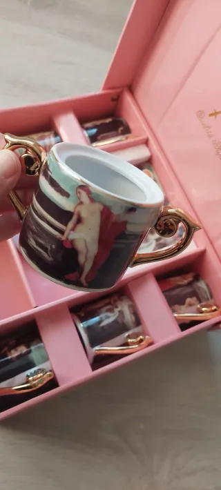 Set tazzine caffè + zuccheriera Royal Porcelain