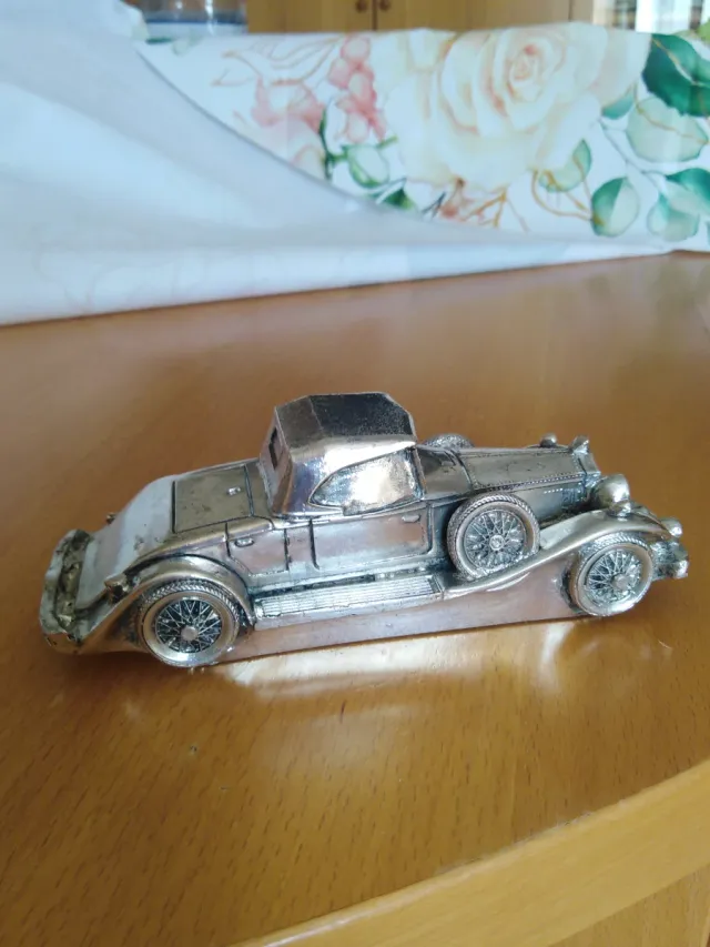 Modellino Auto Rolls Royce Finitura argento 925