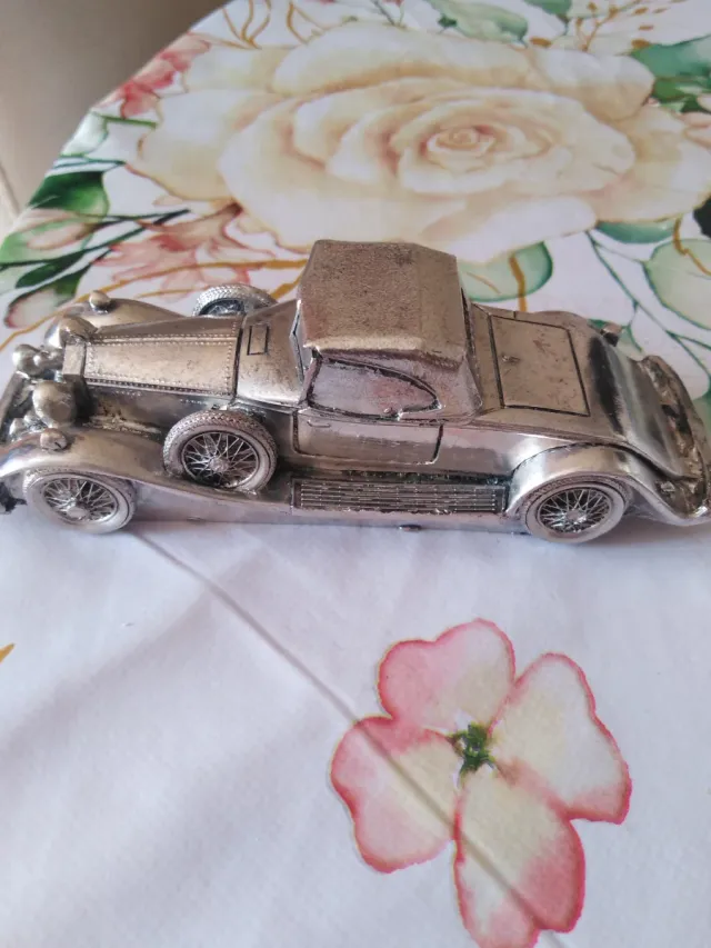 Modellino Auto Rolls Royce Finitura argento 925