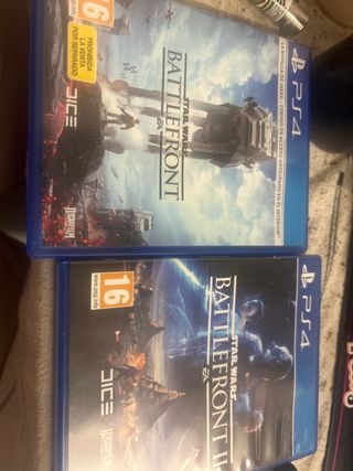 Lote Star Wars Battlefront 1 y 2 PS4