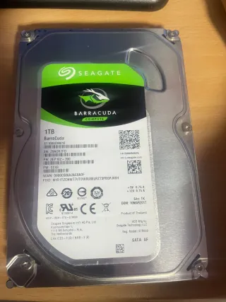 Disco Duro Seagate Barracuda 1TB SATA