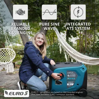 Generador Inverter KS 4000iE S ATS 4kW