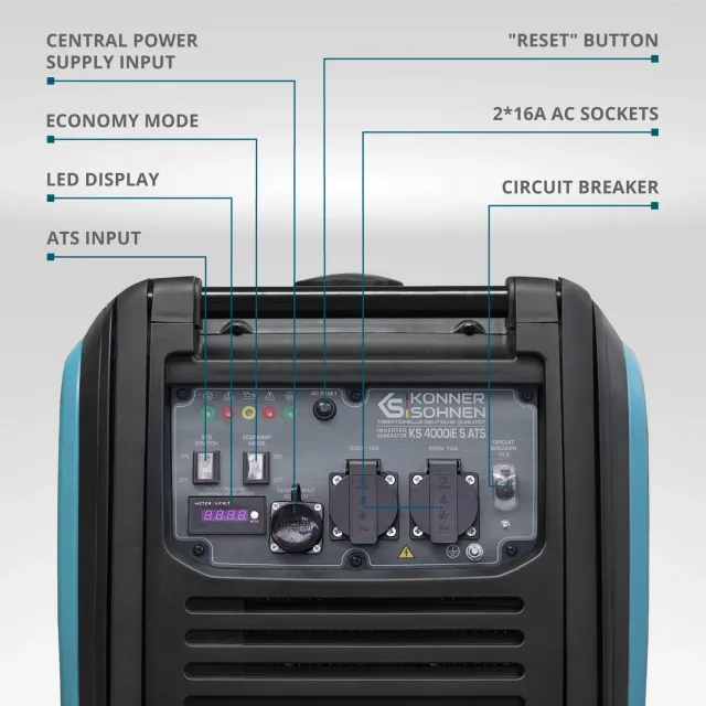 Generador Inverter KS 4000iE S ATS 4kW