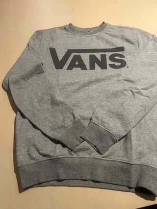 Sudadera Gris Vans Logo