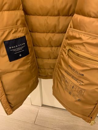 Chaqueta acolchada Polo Club mostaza Talla M