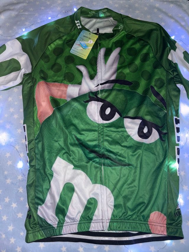 Maglia Ciclismo M&M's Verde