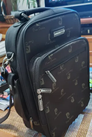 Bandolera Pierre Cardin Caballero Marrón Beige