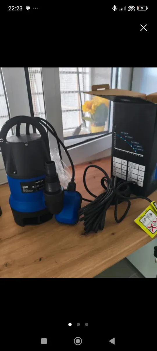 Bomba de achique Natflow 3000 sin usar