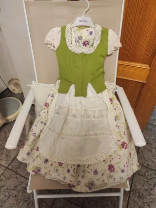 Traje Huertana Niña Talla 6 Años