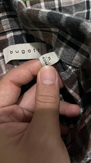 Camisa Bugatti de cuadros