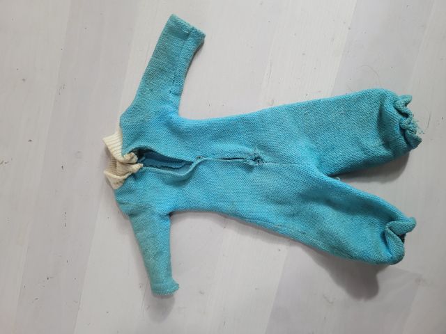 Nancy mono del conjunto bombacho años 70