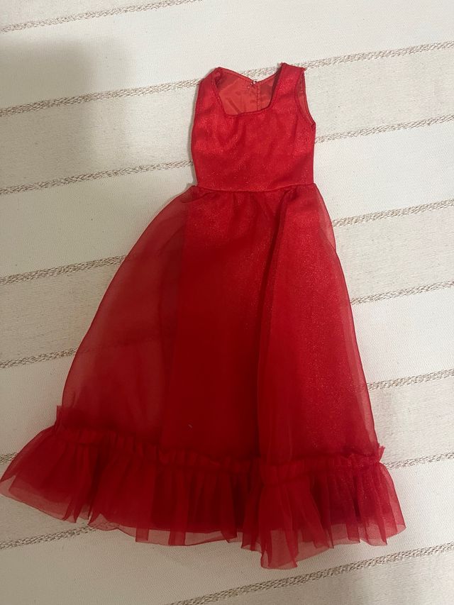 Vestido fiesta Nancy rojo