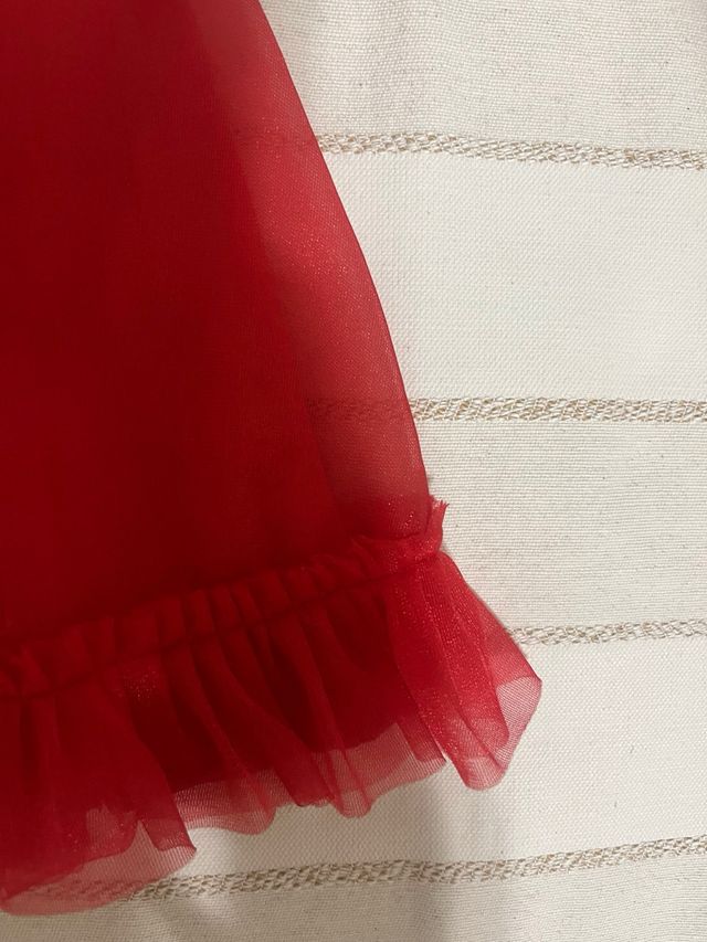 Vestido fiesta Nancy rojo