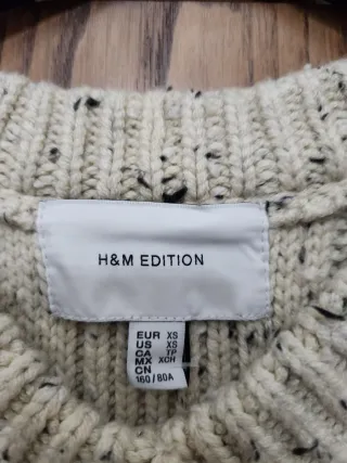 Gilet H&M beige con bottoni