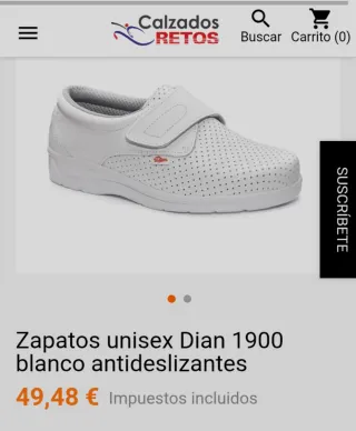 Zapatos DIAN blancos