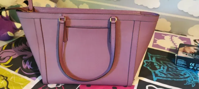 Bolso Ralph Lauren Morado y Dorado