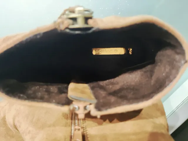 Botines marrones cuña