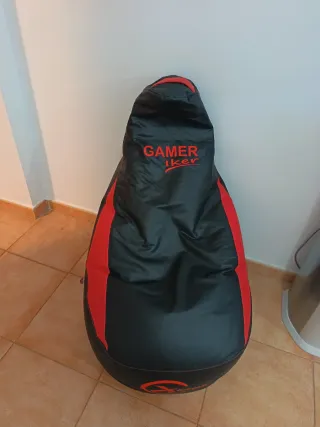 Puff Gamer Negro y Azul y  negro y rojo 25€ x un