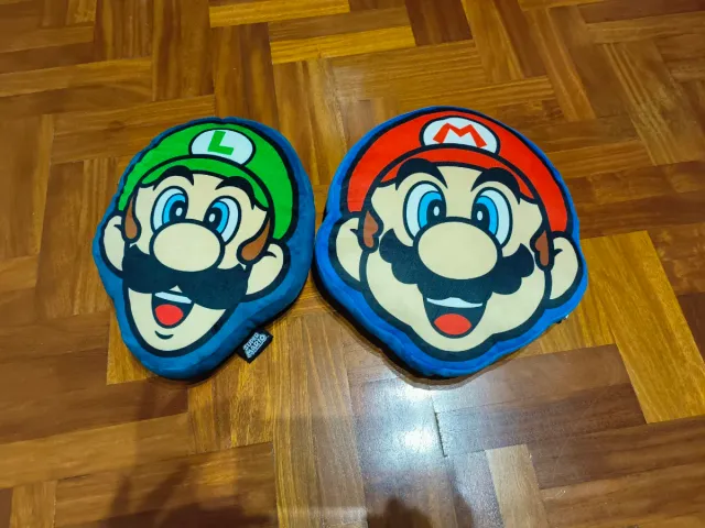 Pareja Cojines Luigi y Mario Nintendo
