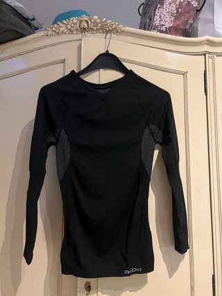 Camiseta térmica negra talla L/XL-> Anbor