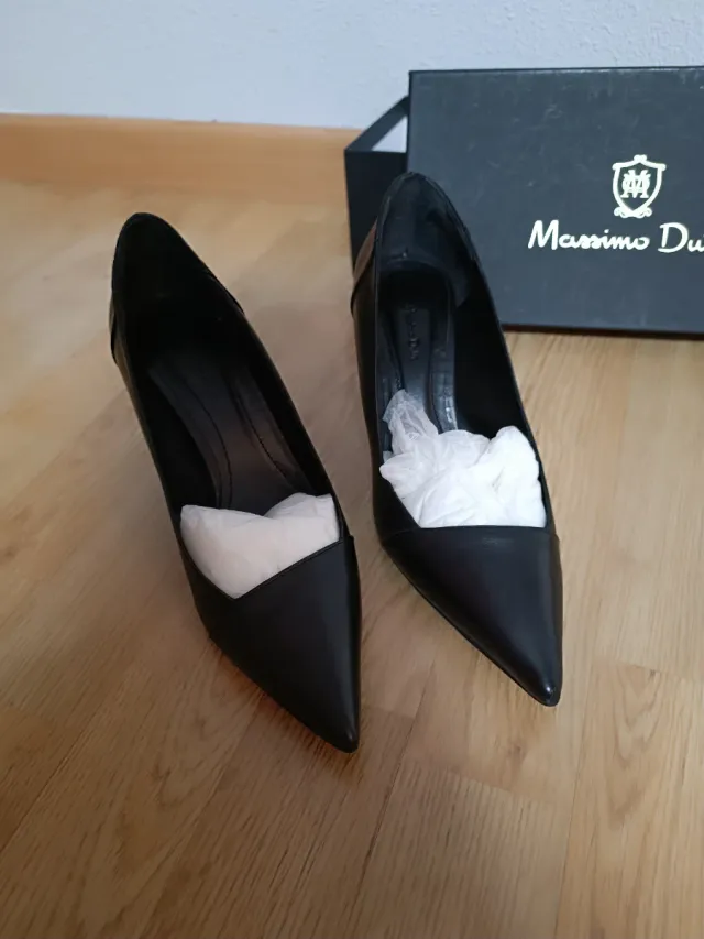 Zapatos tacón Massimo Dutti Talla 38