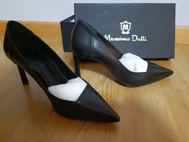 Zapatos tacón Massimo Dutti Talla 38