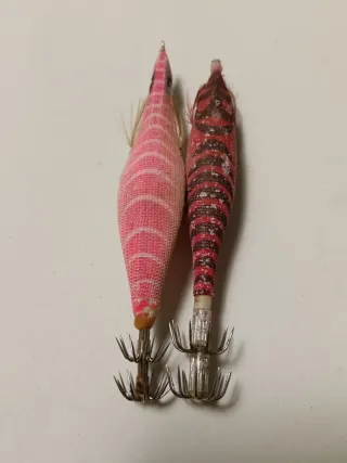 Señuelos Yozuri y Yamashita para calamar