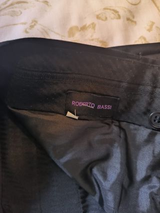 Traje Roberto Bassi negro