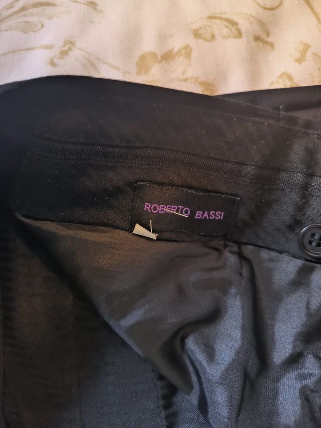 Traje Roberto Bassi negro
