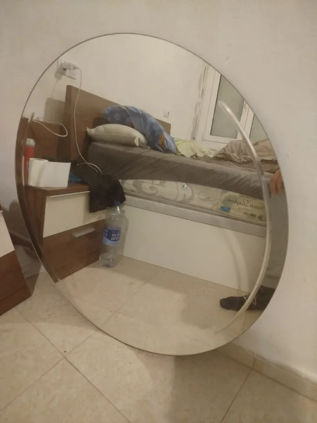 Espejo Redondo 83cm Cristal Precio nuevo: 120€